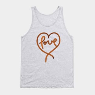 Chocolate love Tank Top